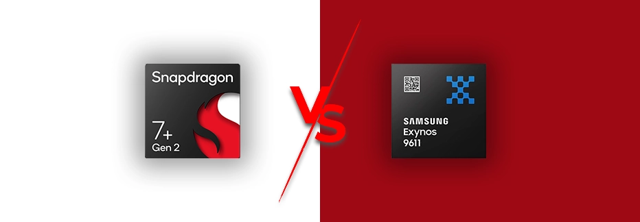 Qualcomm Snapdragon 7 Plus Gen 2 vs Exynos 9611 Specification Comparison