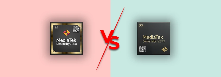 Mediatek Dimensity 7200 Vs Dimensity 9200 Specification Comparison