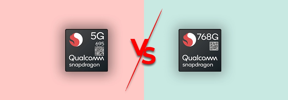 Qualcomm Snapdragon 695 Vs Snapdragon 768G Specification Comparison