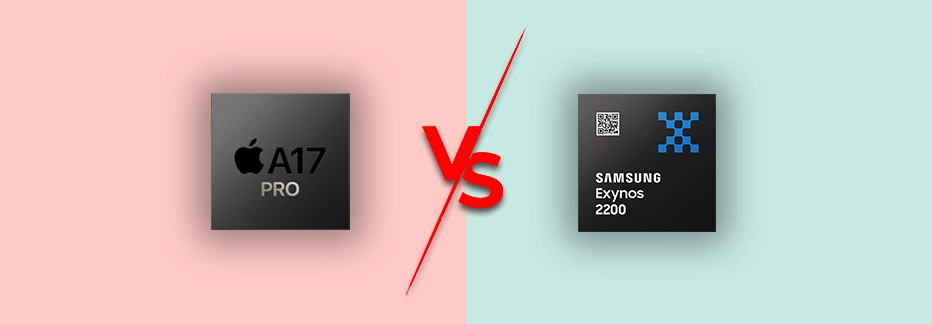 Apple A17 Pro vs Exynos 2200 Specification Comparison